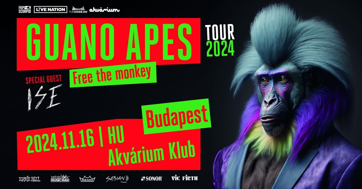 Guano Apes | Akv\u00e1rium Klub Budapest | 16\/11\/2024 | PREVOZ iz Beograda i Novog Sada