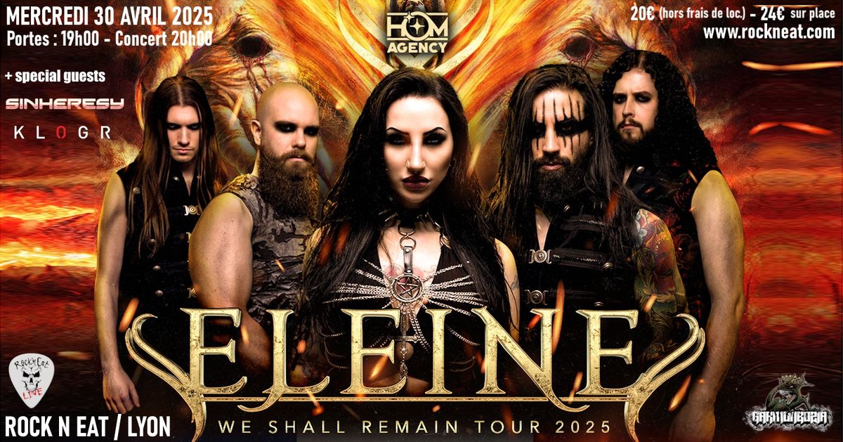 ELEINE + Klogr + Sinheresy | Lyon - Rock'n Eat - 30.04.2025 