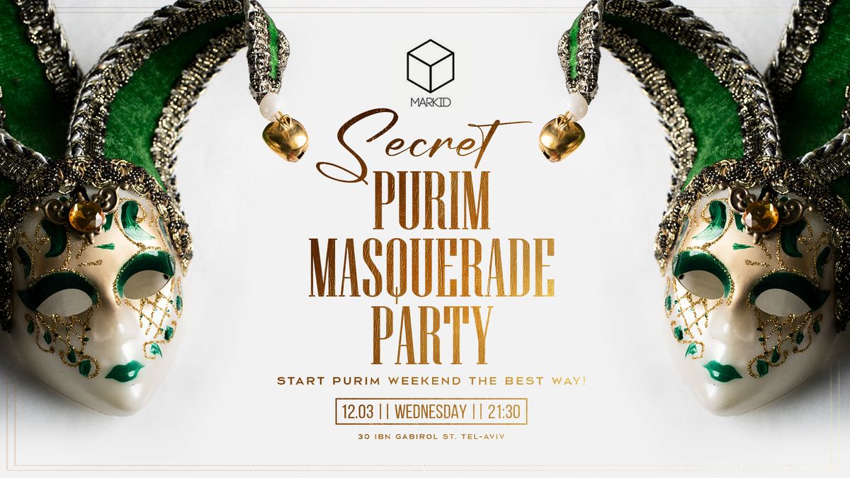 SECRET PURIM MASQUERADE PARTY