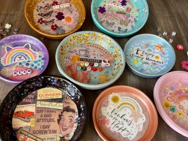 Make Your Own Resin Jewelry Dish at Cool Beans Cafe