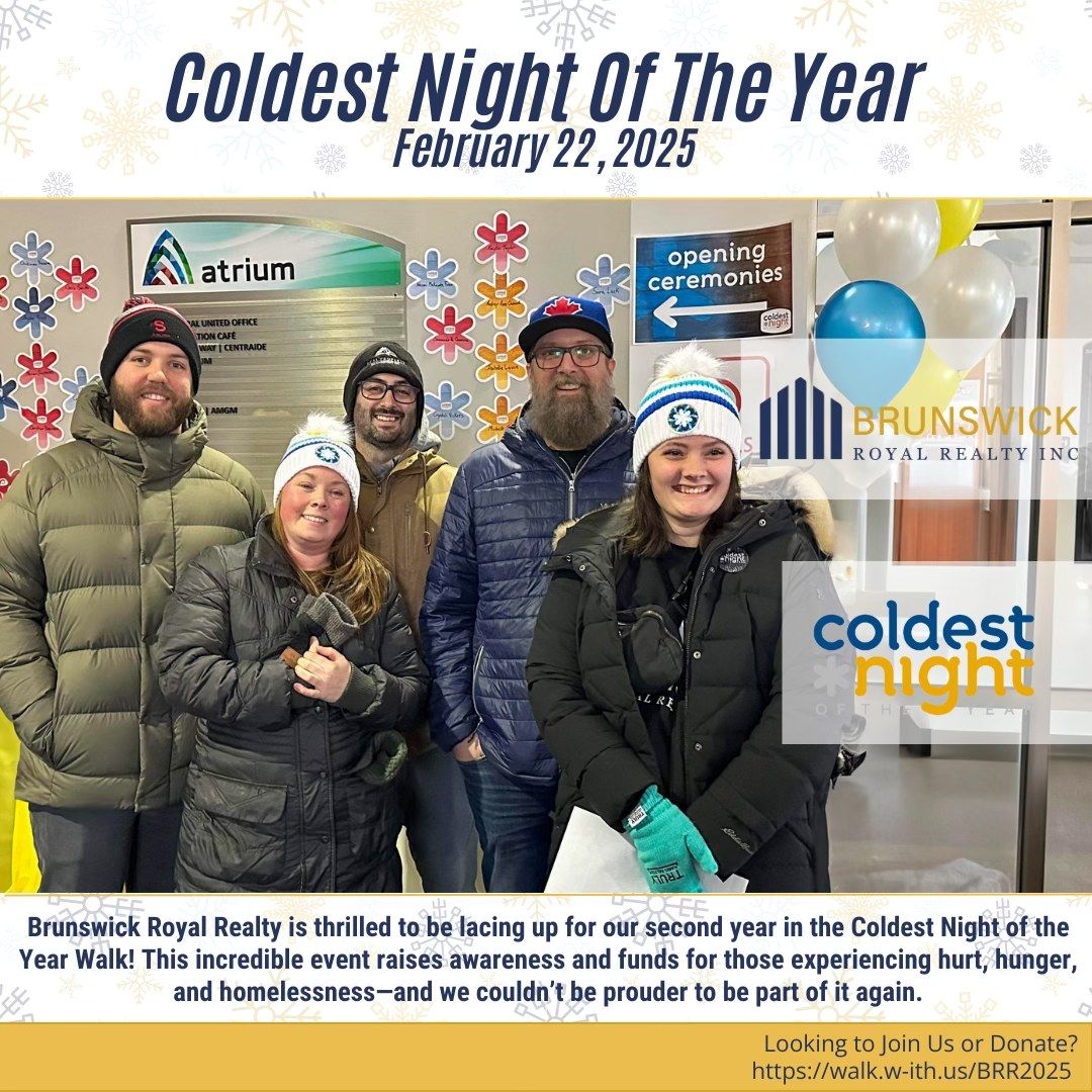 Coldest Night Of The Year - Walk With Brunswick Royal Realty