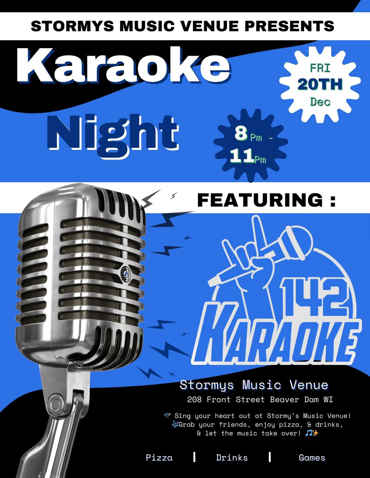 Karaoke Night with 142 Karaoke!