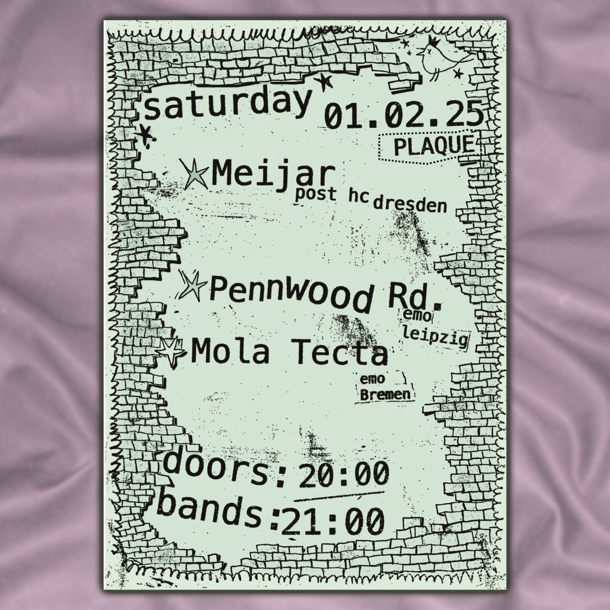 Meijar + Pennwood Rd. + Mola Tecta at Plaque 