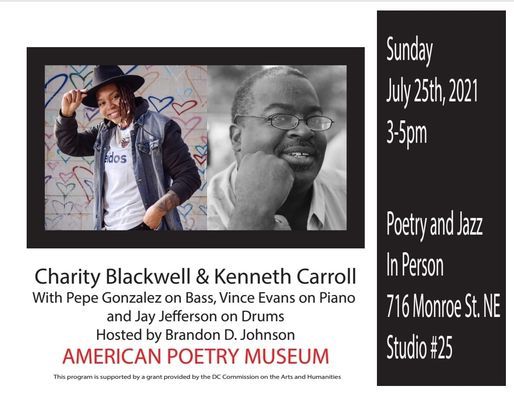 Poetry and Jazz at APM July 25th