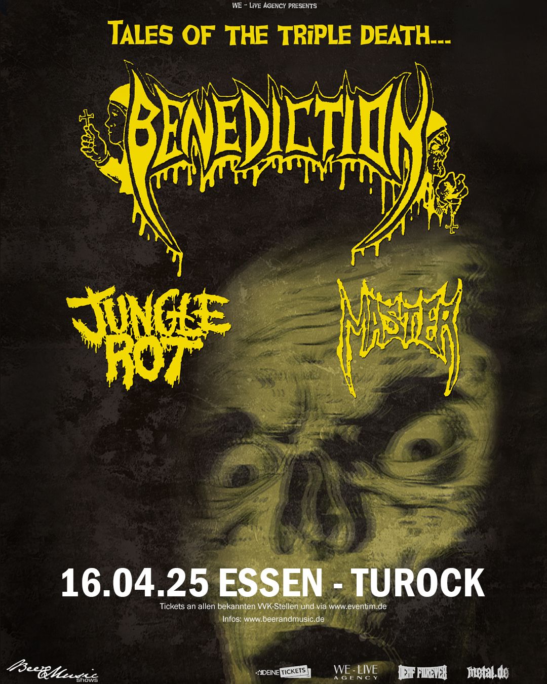 Benediction & Jungle Rot & Master - Essen