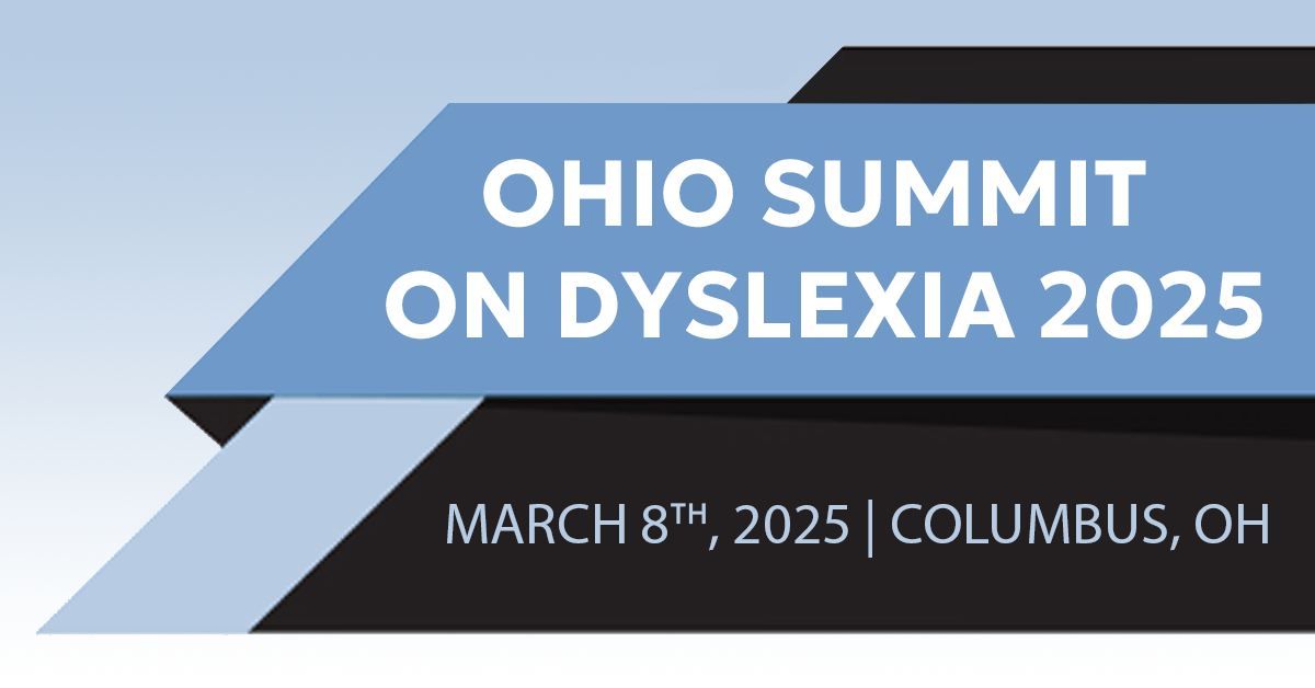 Ohio Summit on Dyslexia 2025