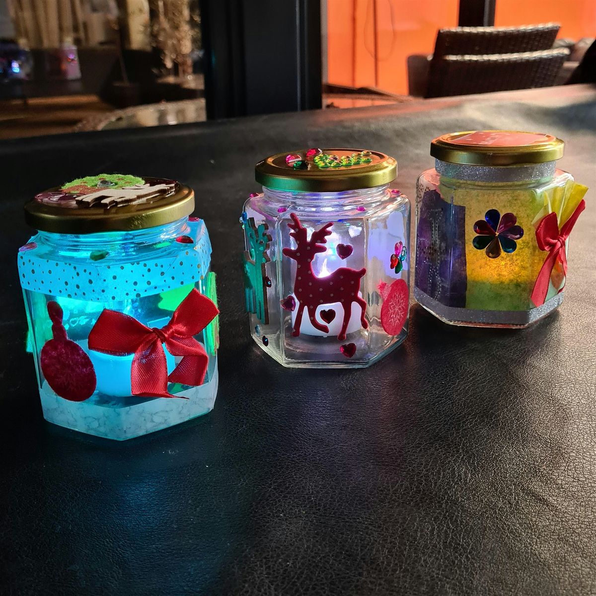 Festive tealight jars! Fun, family Christmas craft workshop (afterschool)