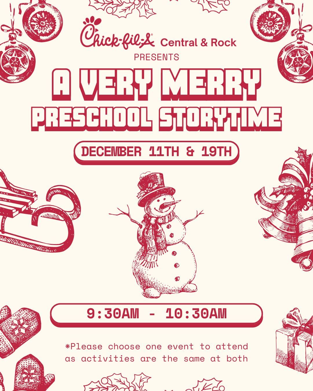 A Very Merry Preschool Story Time