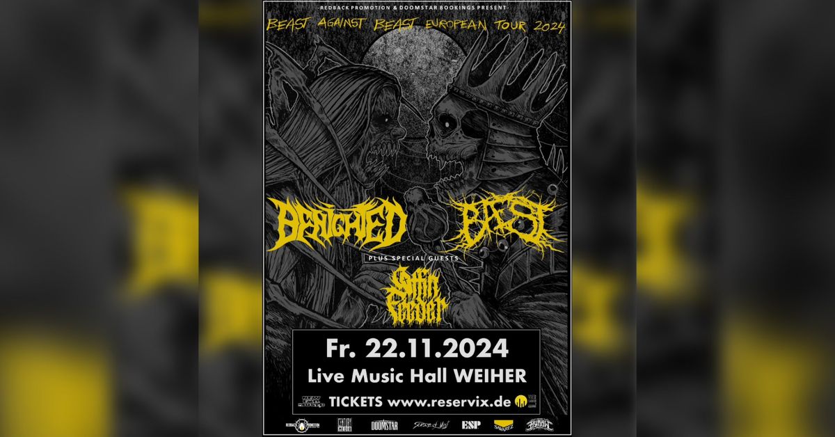 BENIGHTED + BAEST \/ Weiher \/ Beast Against Beast European Tour 2024