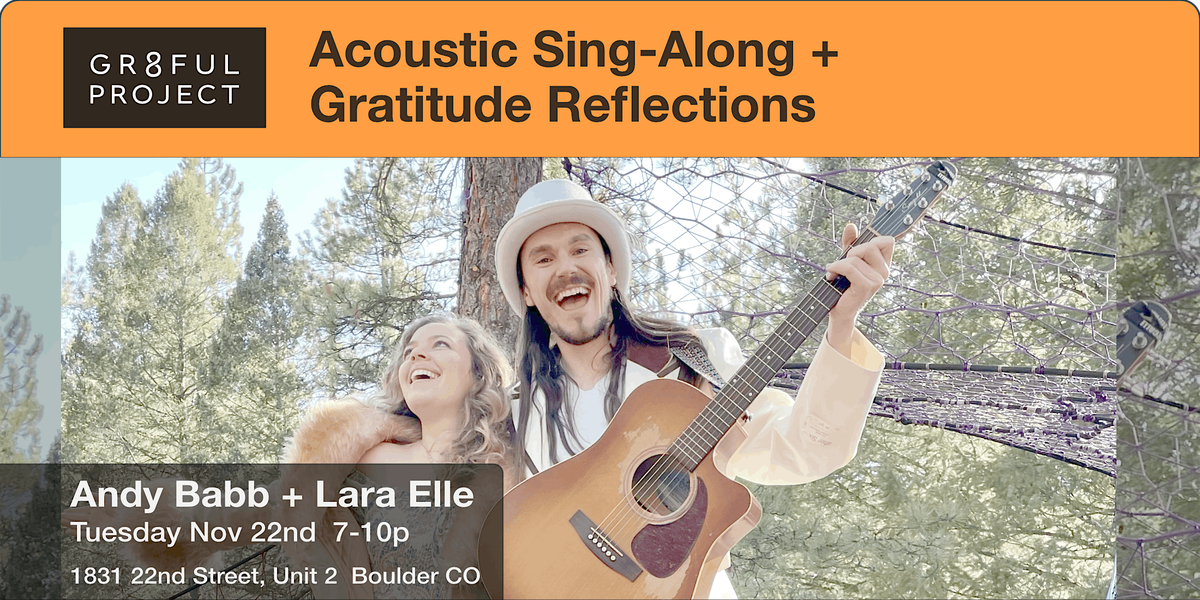 Friendsgiving Song Circle with Andy Babb & Lara Elle