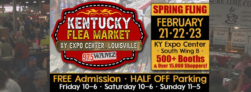 Kentucky Flea Market Spring Fling - February 21-22-23, 2025