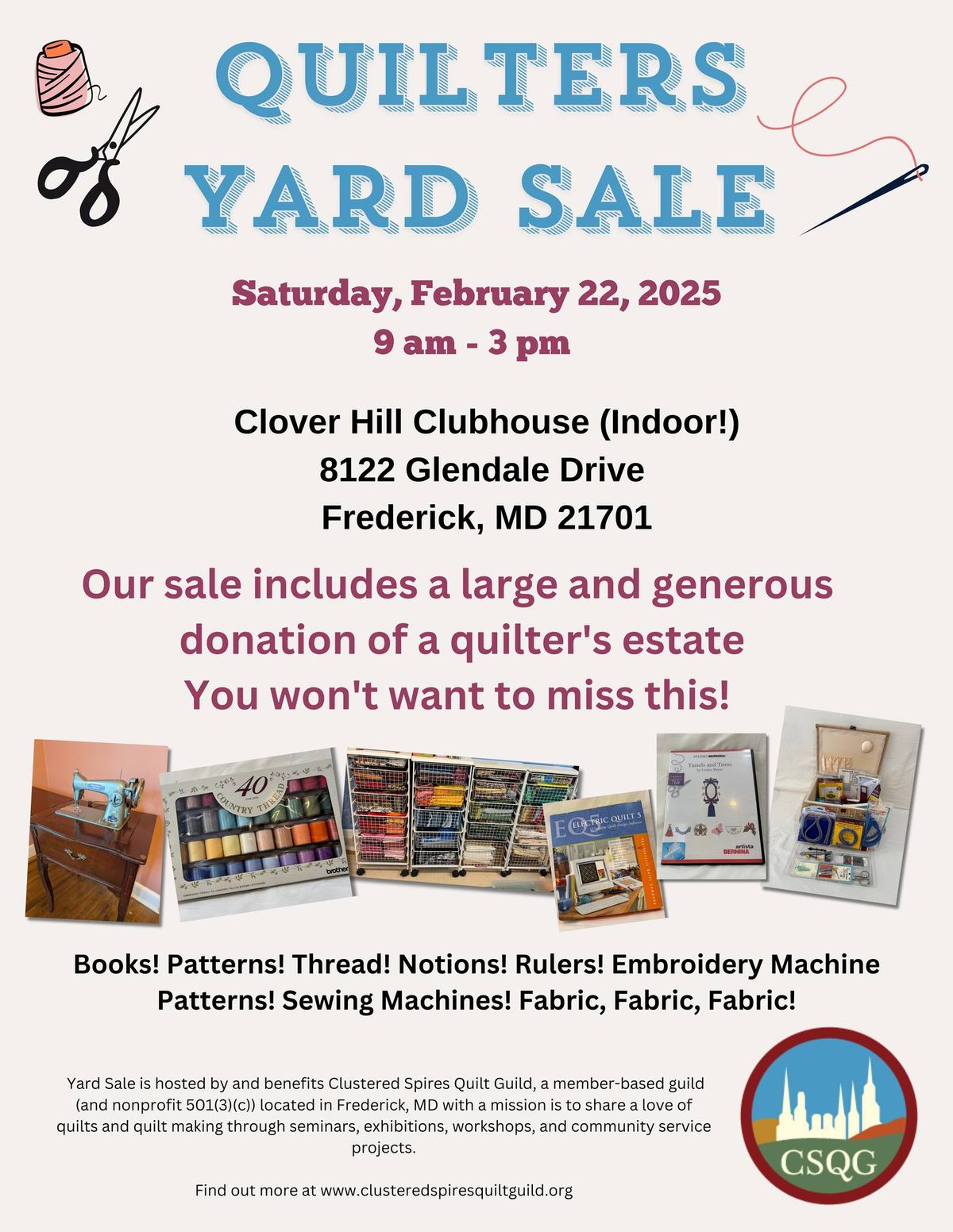 Quilters Yard Sale