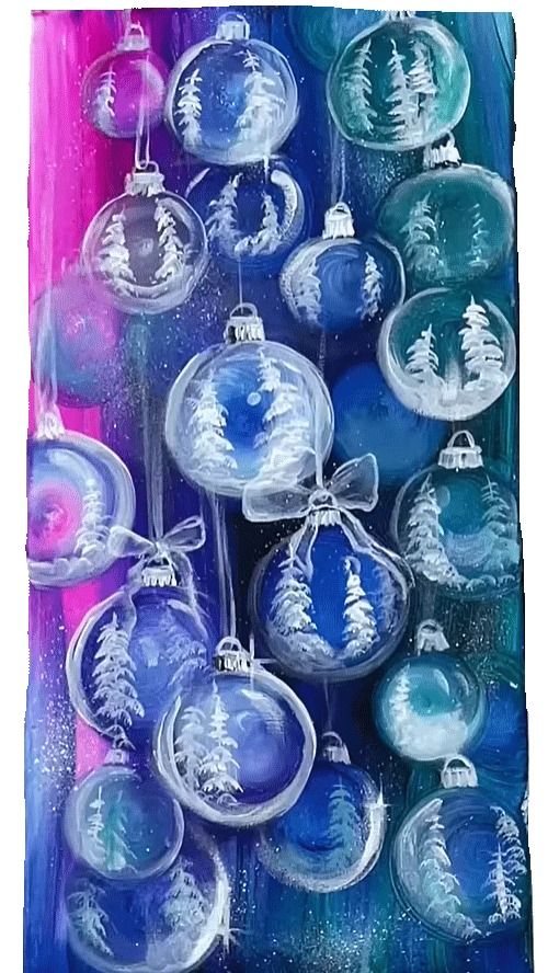 Christmas Ornaments Paint & Sip