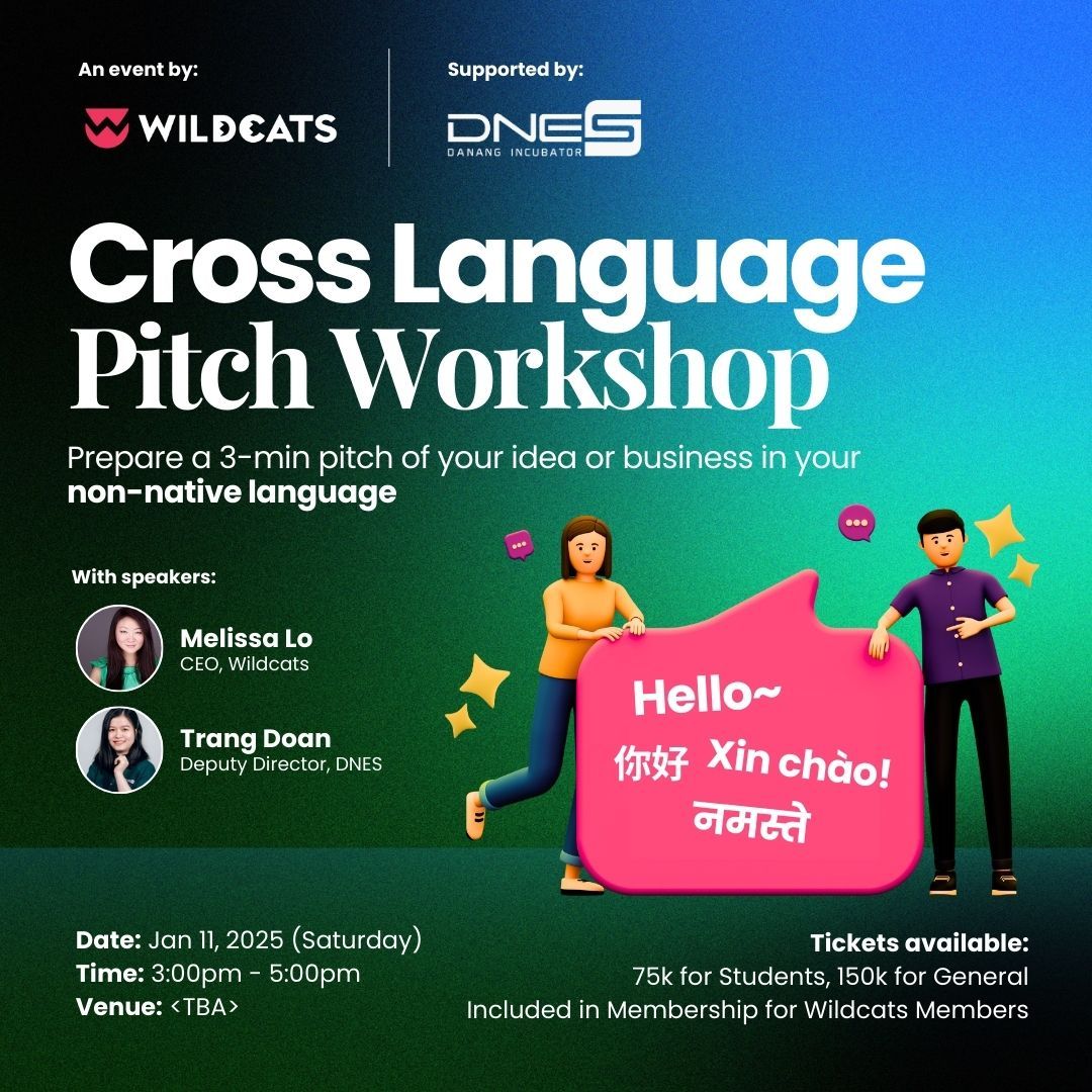 DNES x Wildcats- Cross Language Pitch Workshop