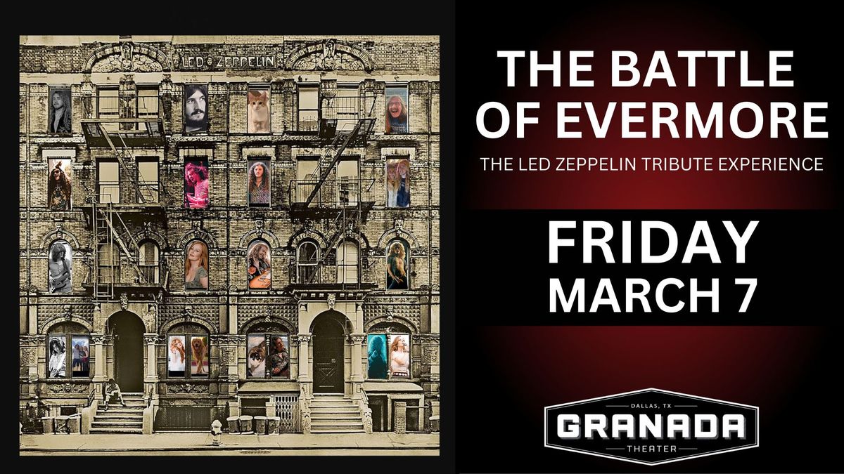 LED ZEPPELIN TRIBUTE - The Battle of Evermore  |  GRANADA THEATER  |  DALLAS, TX