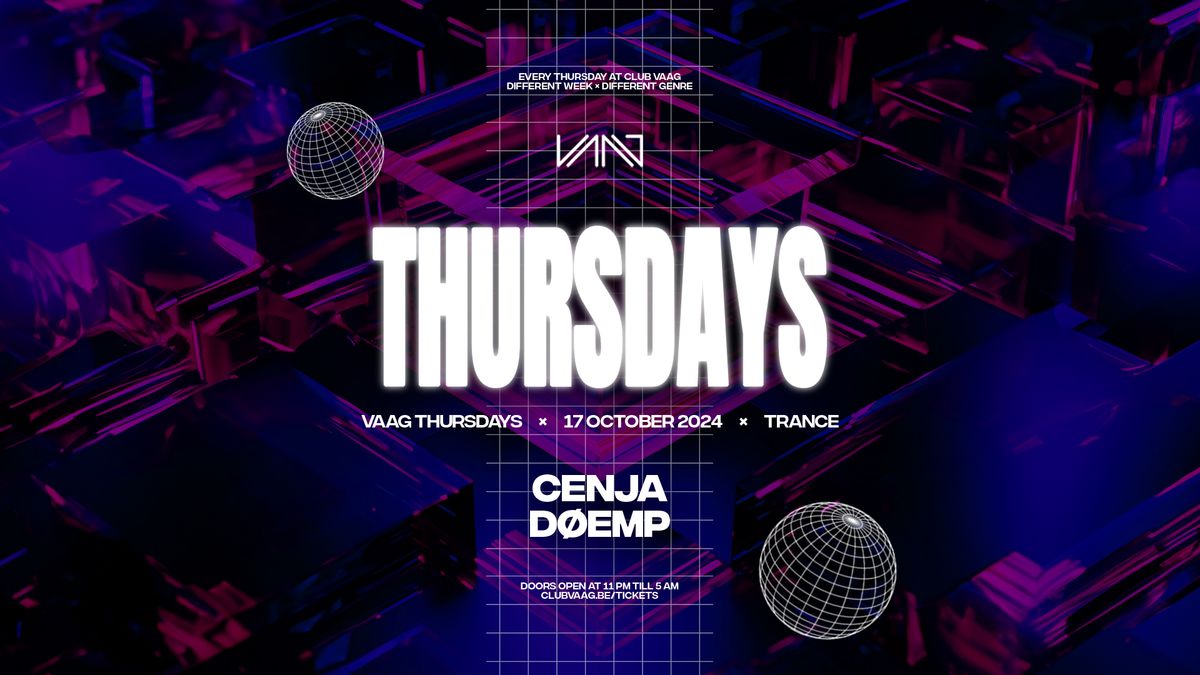 Vaag Thursdays invites CENJA & D\u00d8EMP