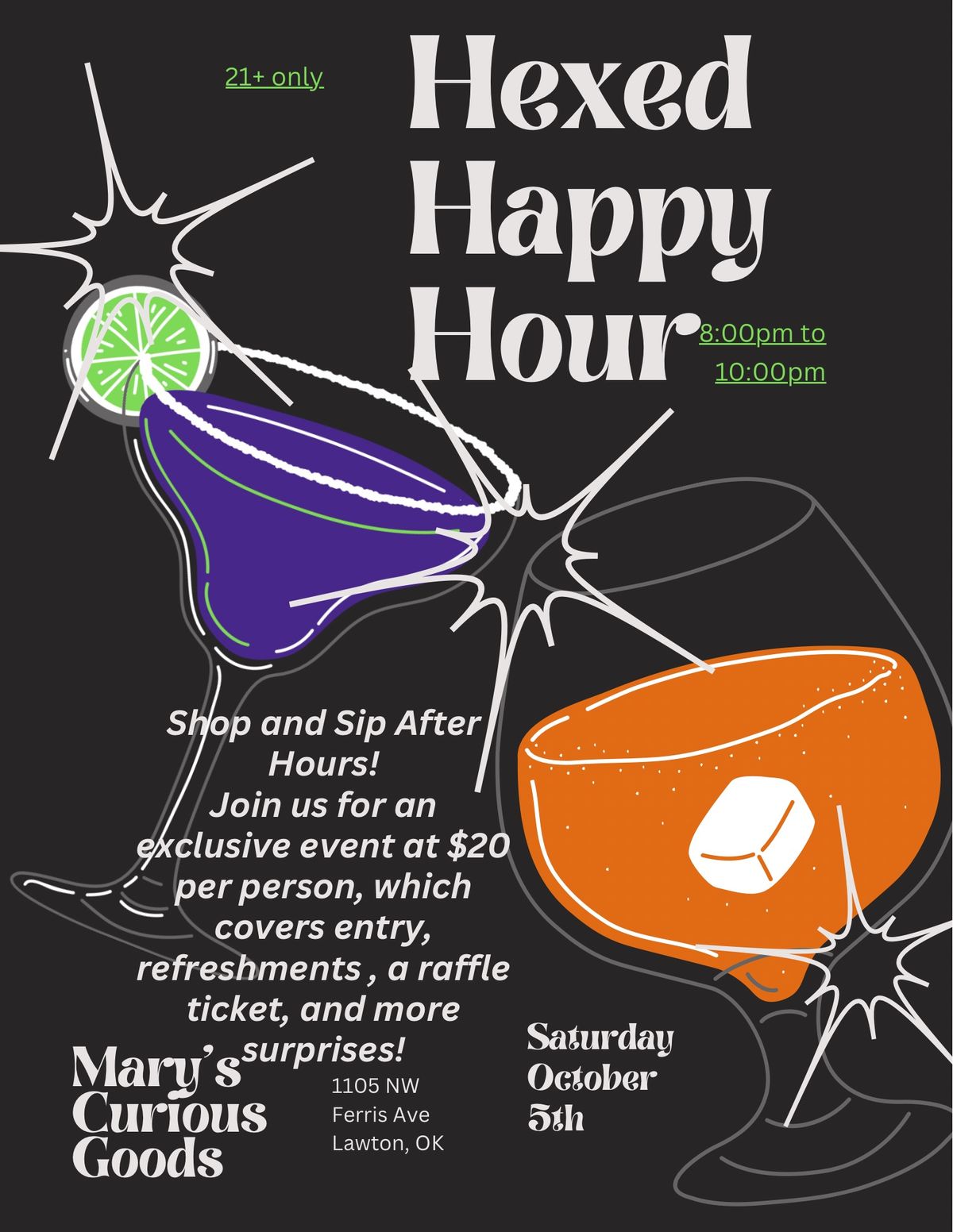 Hexed Happy Hour! \ud83e\uddea\u2728\ud83d\udda4