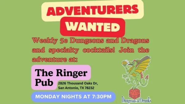 Dungeons of Drunks at The Ringer Pub