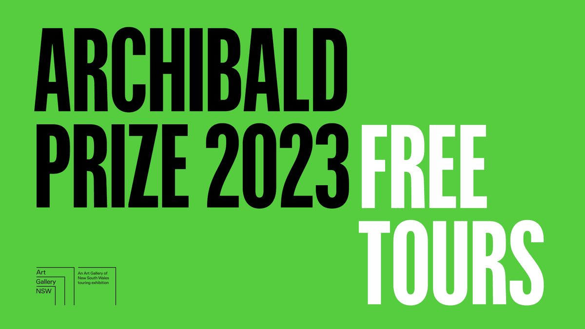Archibald Prize 2023 Guided Tours