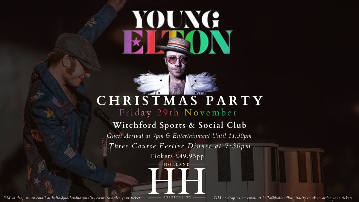 Young Elton Christmas Party Night