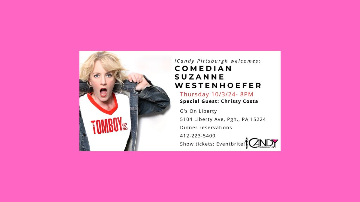 iCandy Pittsburgh welcomes Comedian Suzanne Westenhoefer