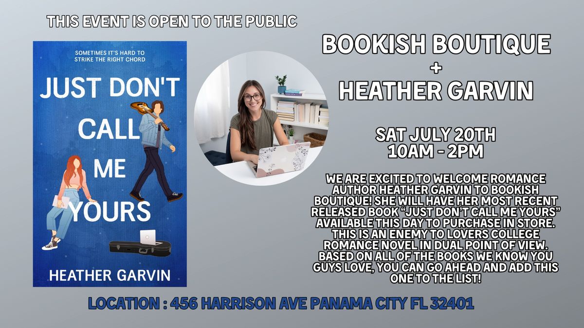 Author Heather Garvin Book Signing!