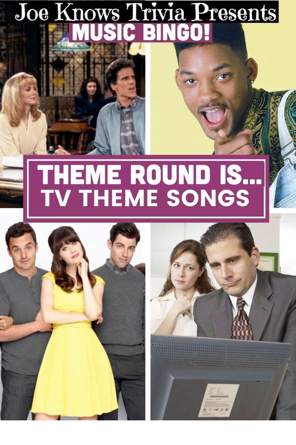 Music Bingo Night! (TV Theme Songs!)