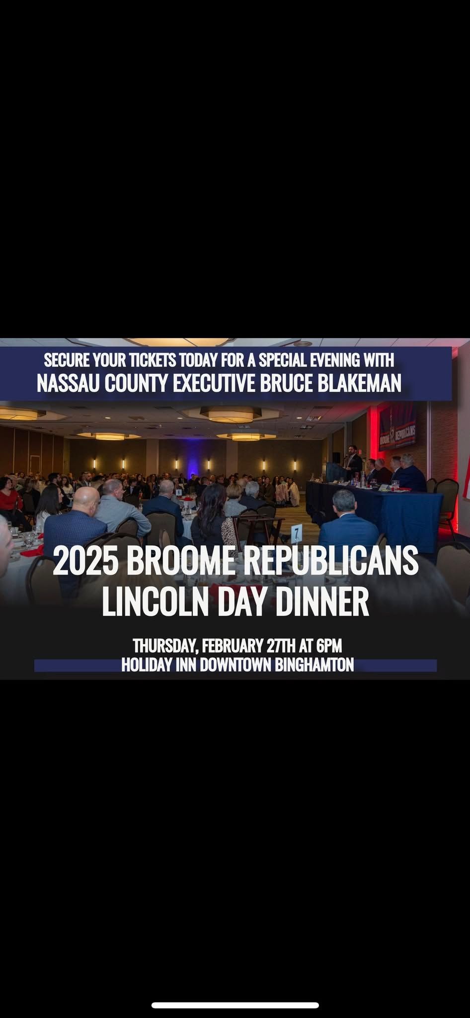 2025 Broome GOP Lincoln Day Dinner