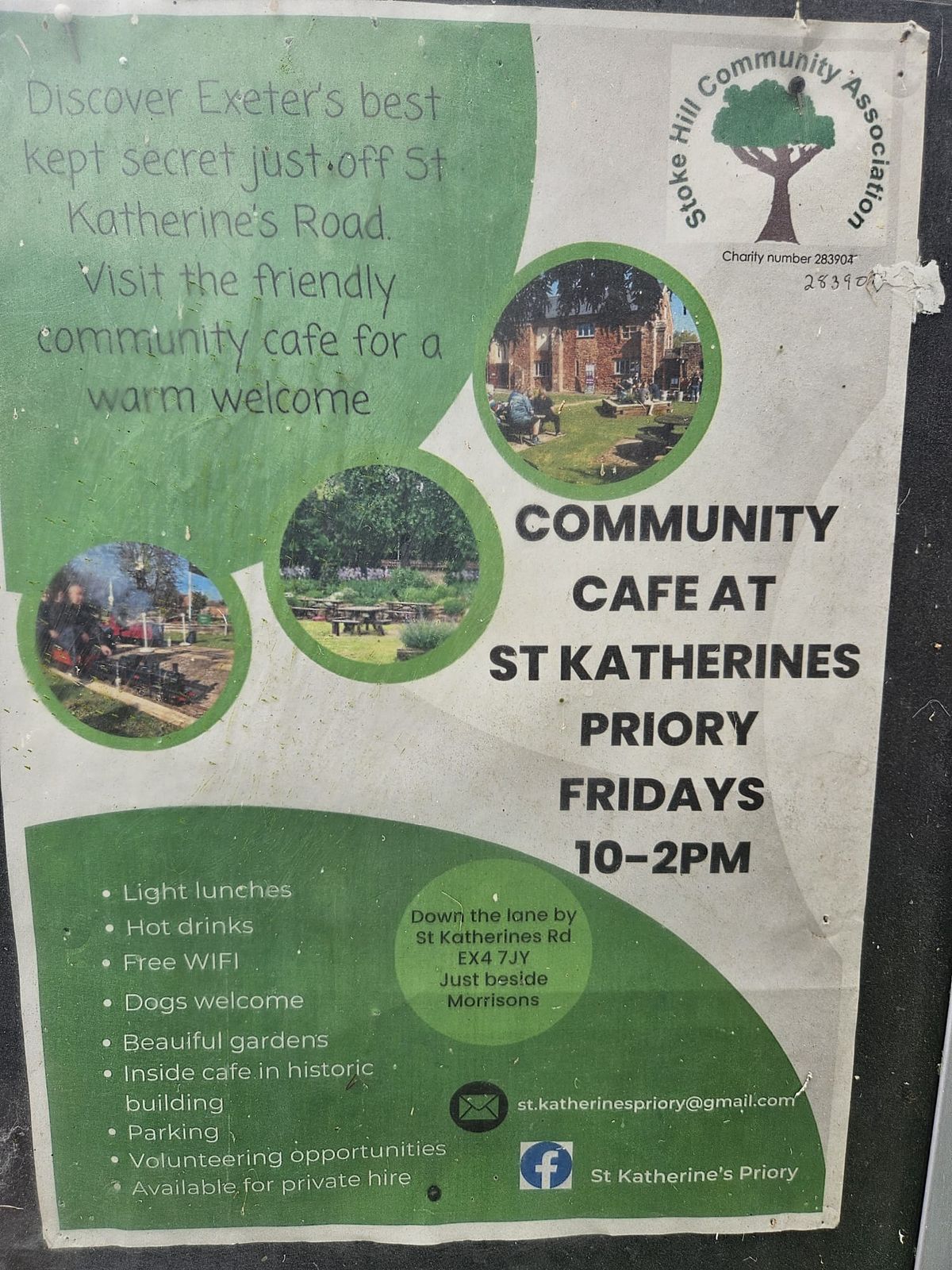 Community Cafe at St Katherine's Priory (next to Morrison)