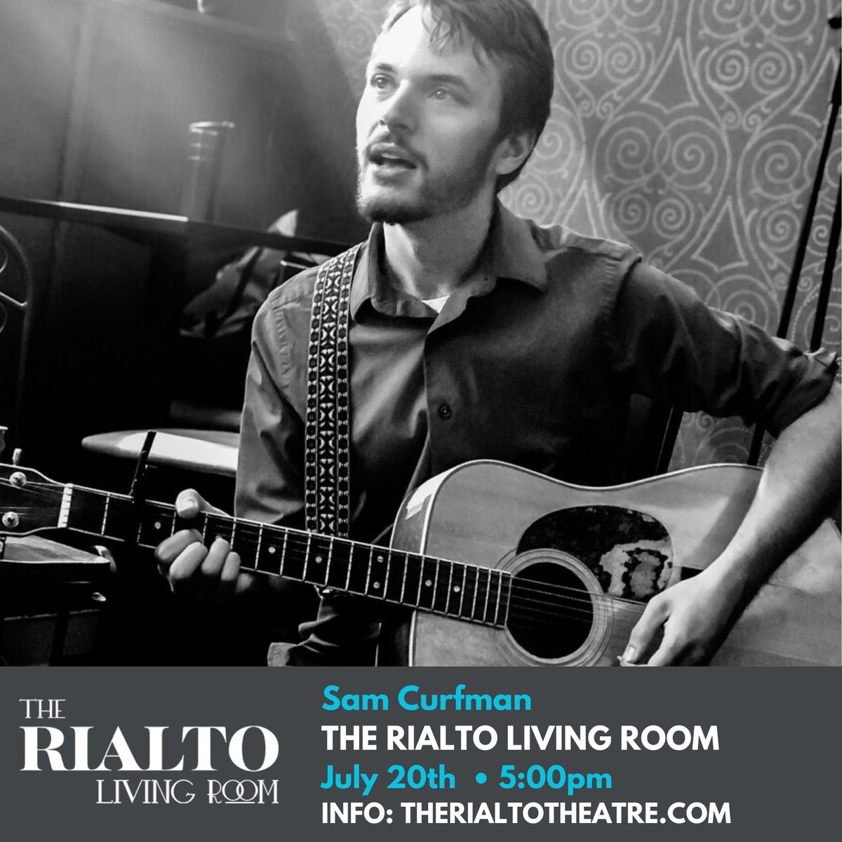 Sam Curfman in The Rialto Living Room