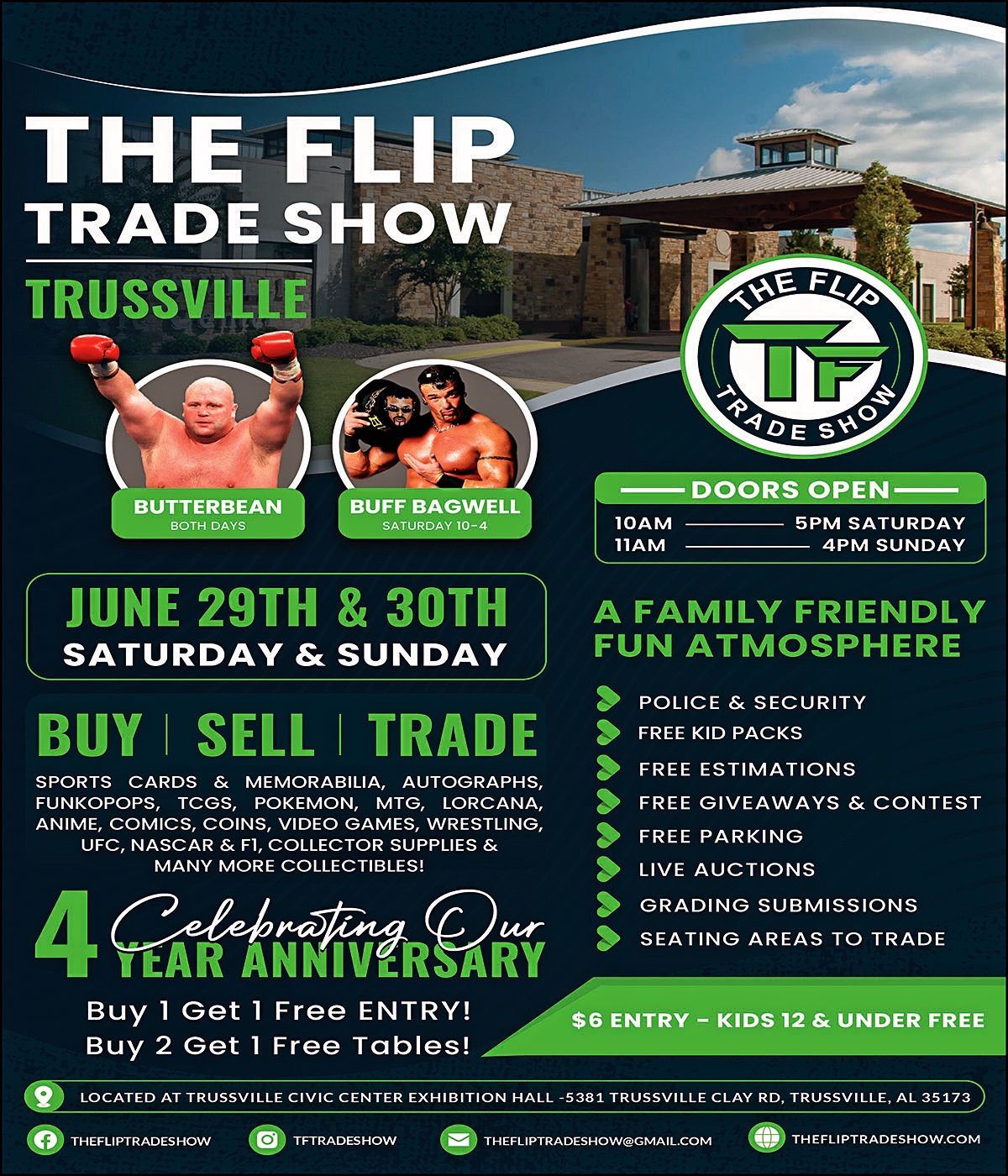 The Flip Trade Show 4 Year Anniversary! - Trussville Civic Center 