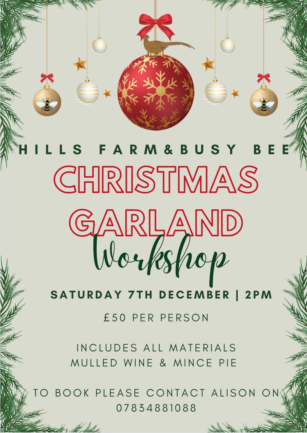 Christmas Garland Workshop