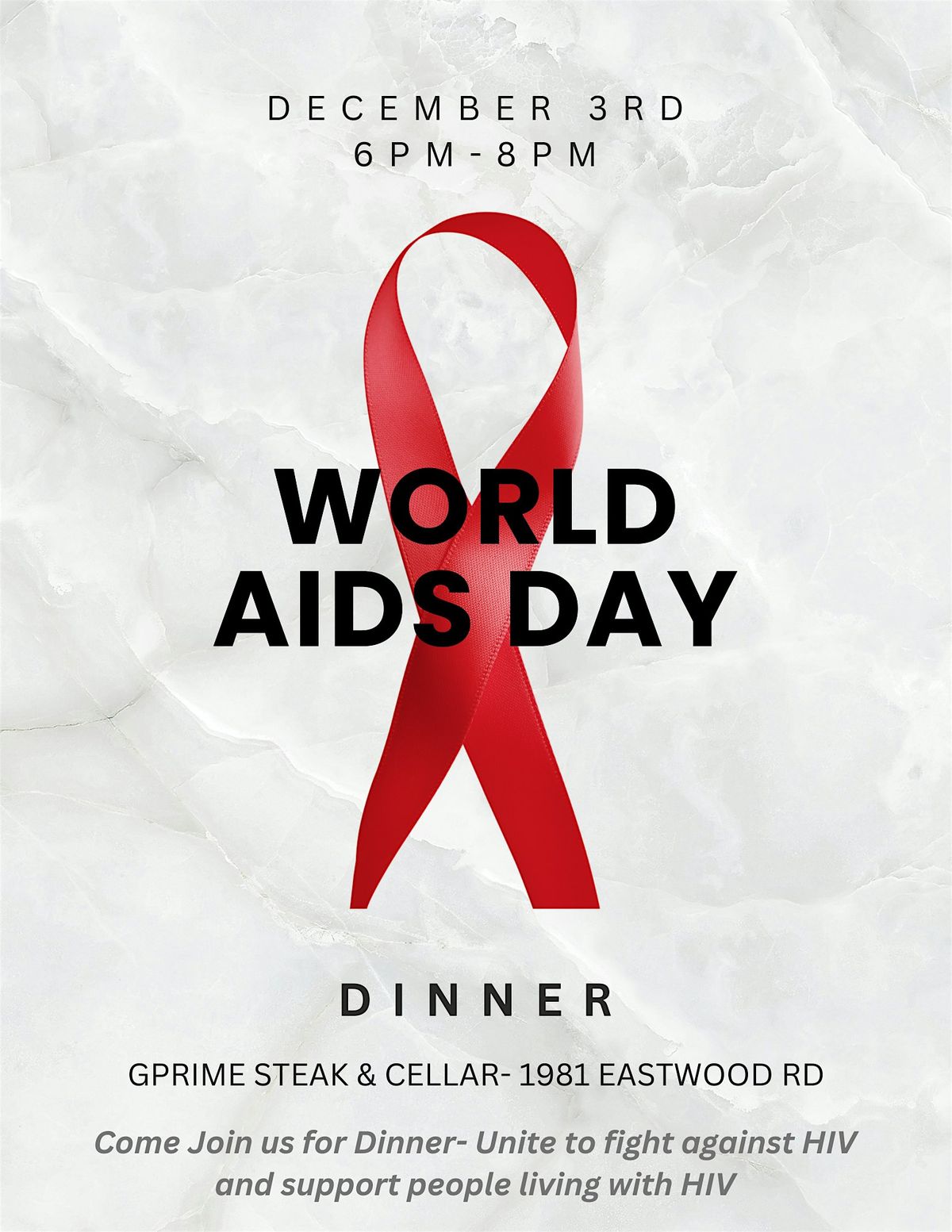 World Aids Day Dinner