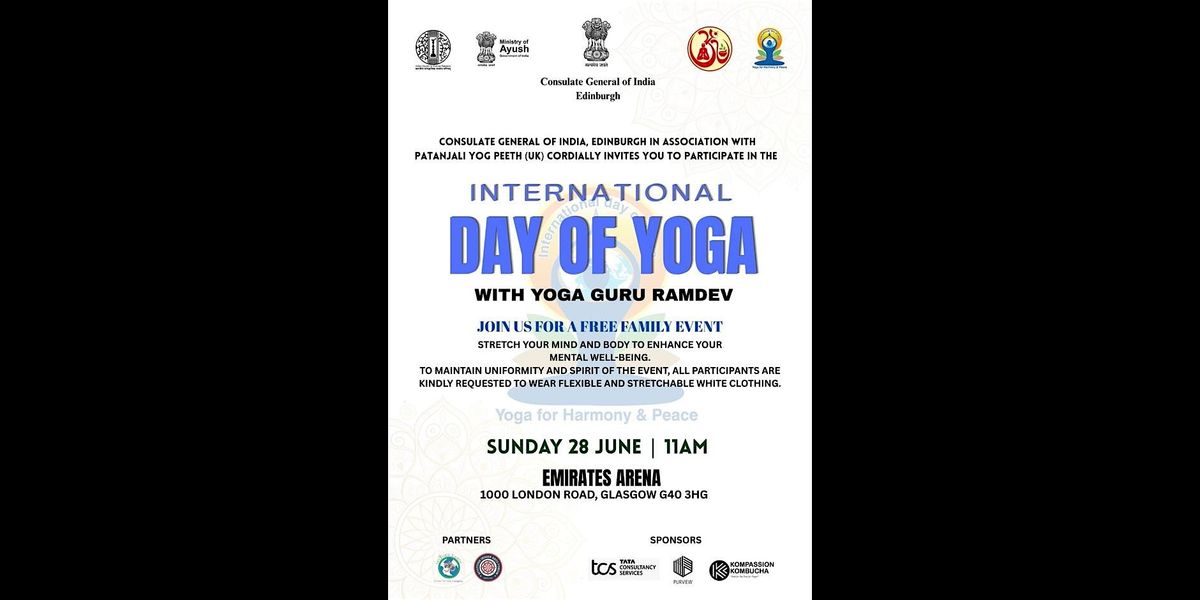 12th International Day of Yoga - Free Family Event