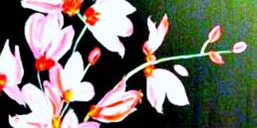 IN STUDIO CLASS Pink Orchids Wed Aug 18th 6:30pm $35