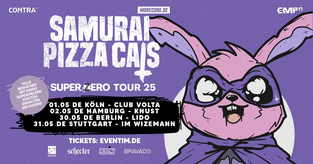 Samurai Pizza Cats - Superzero Tour 25 | Hamburg