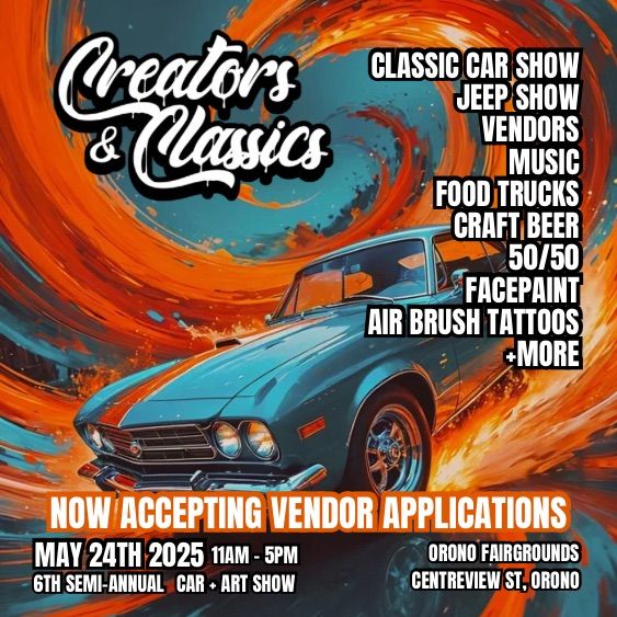 6th Semi-Annual Creators & Classics Car + Art Show