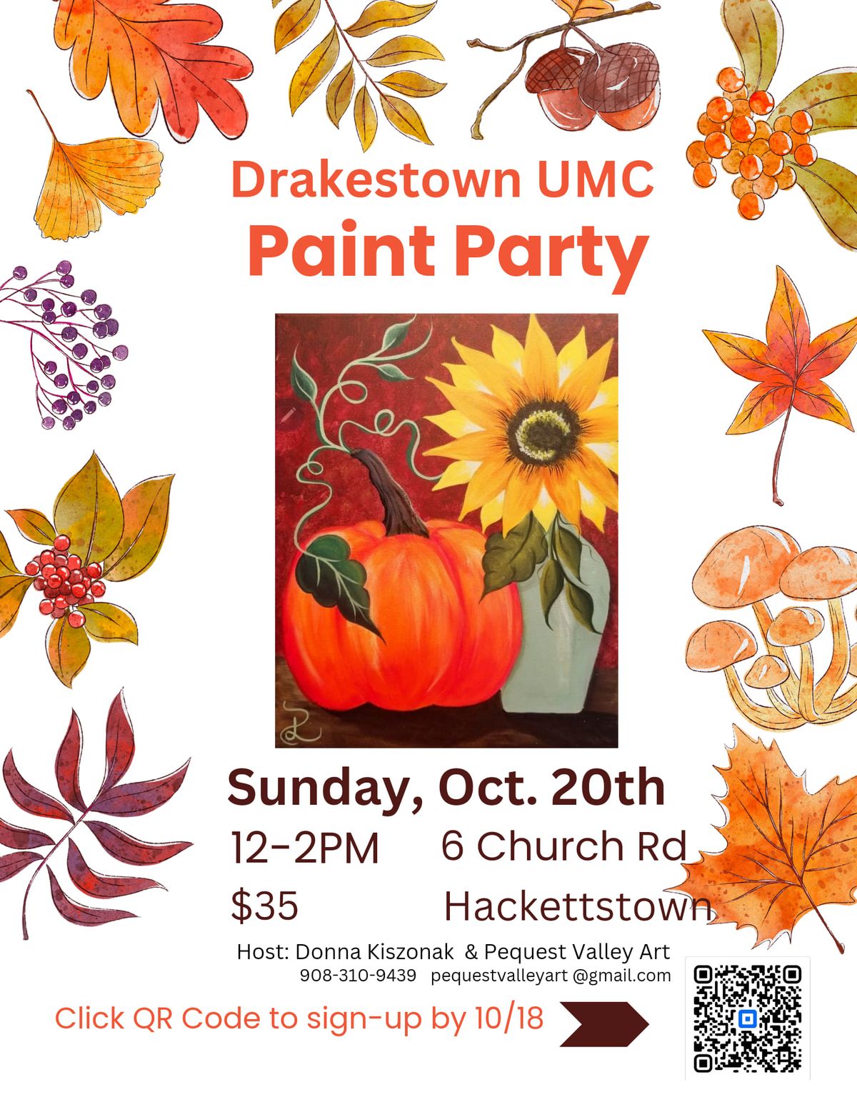 Pumpkin Paint Party