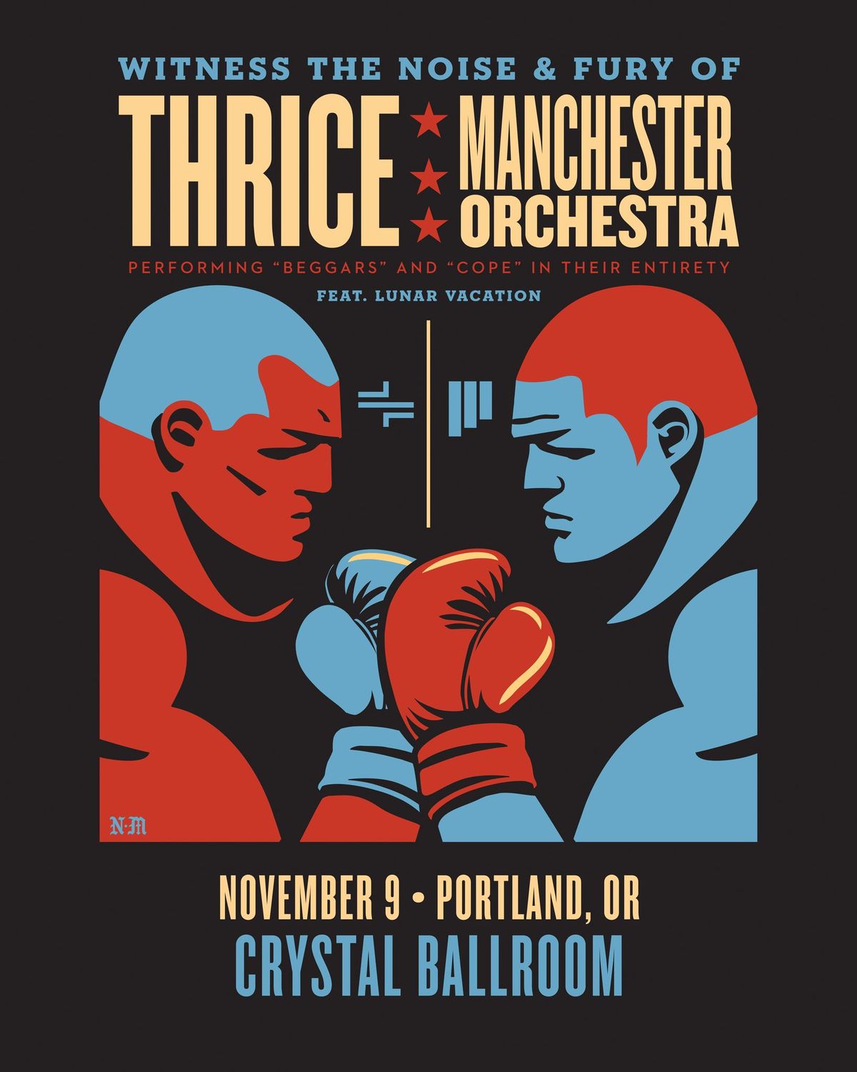 Thrice and Manchester Orchestra - Beggars and Cope 2024 Tour - Crystal Ballroom - Portland, OR