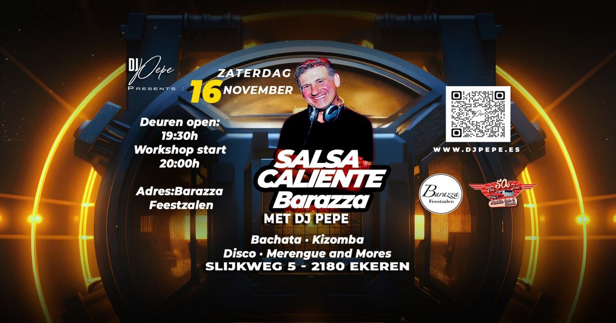 zaterdag 16 november: Salsa Barazza Caliente @ Barazza