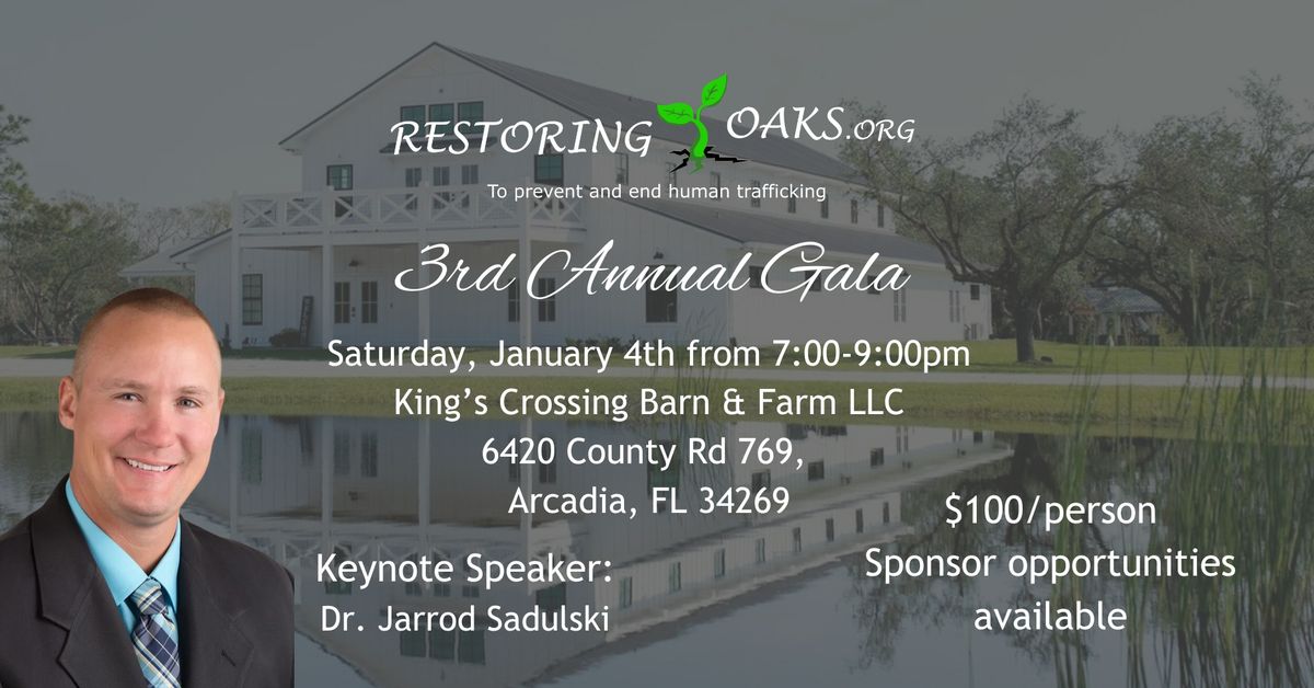 3rd Annual Restoring Oaks Gala