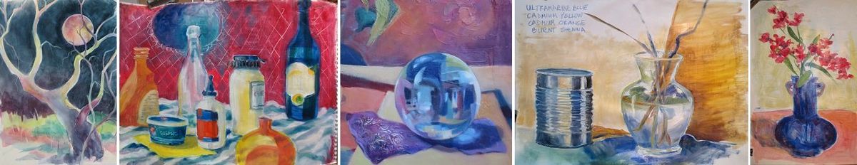 "Oils and Acrylics: Obtaining Luminance and Transparency" with Alex Sharma (January\/February 2025)