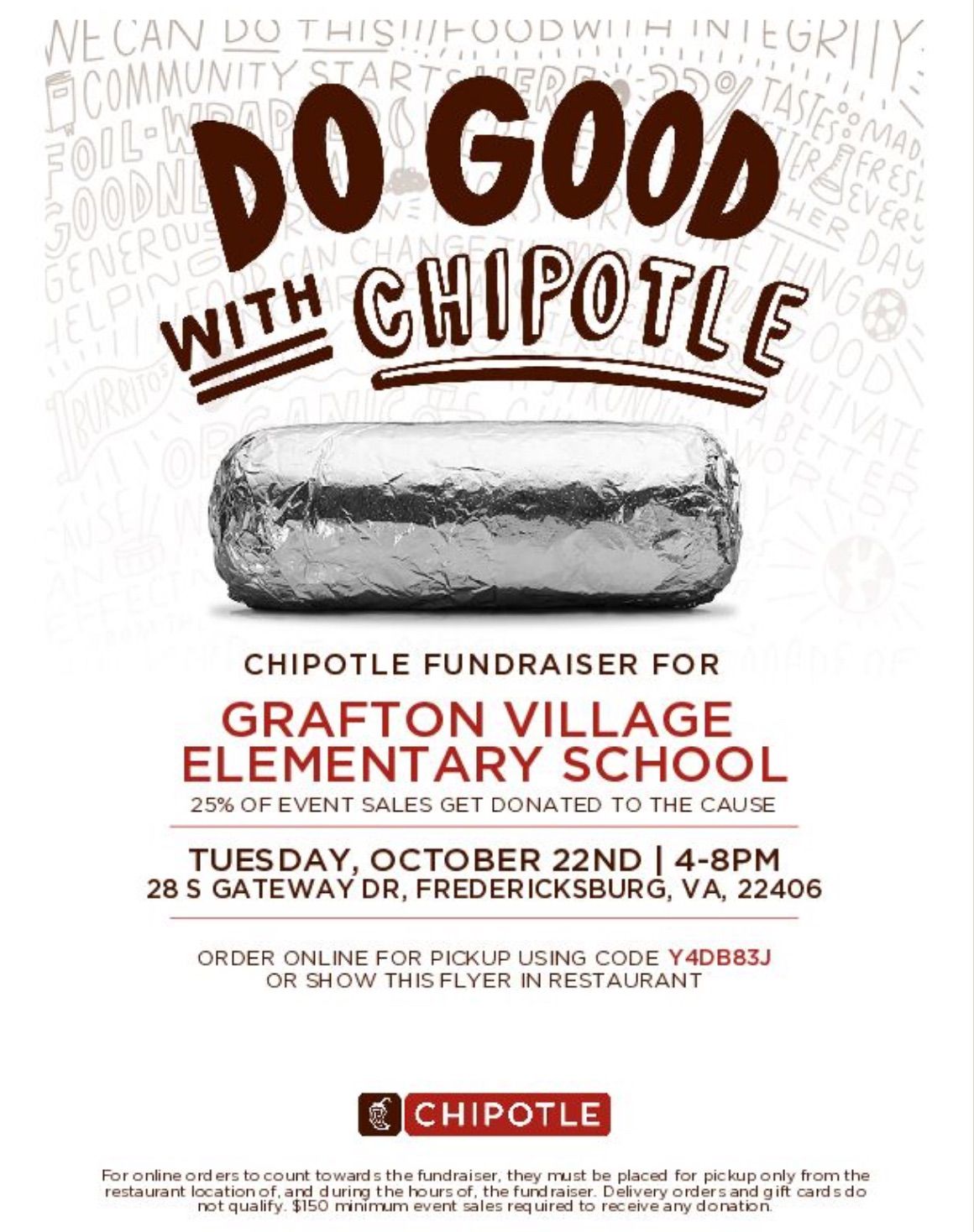 Spirit Night at Chipotle 