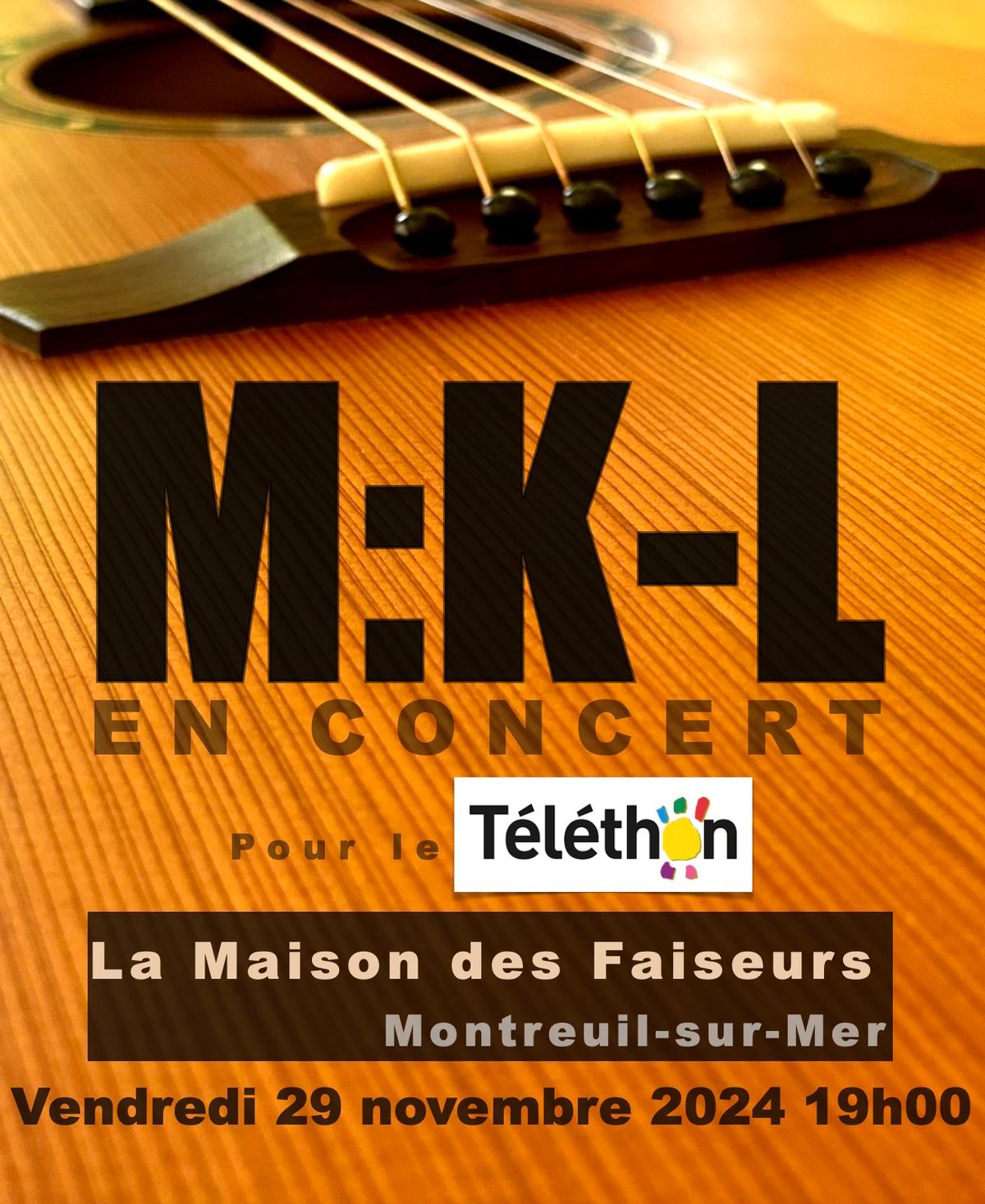 M:K-L en concert \u00e0 la maison des faiseurs pour le T\u00e9l\u00e9thon