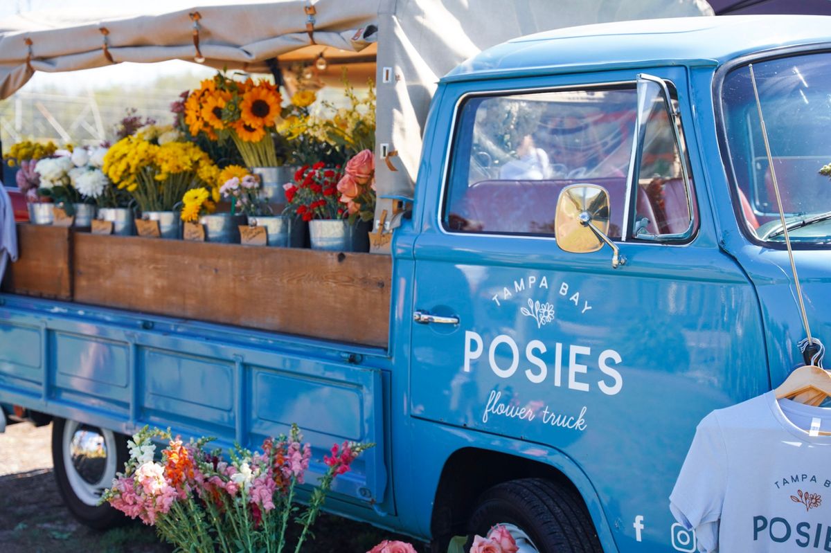 Posies Flower Truck at Starkey Market