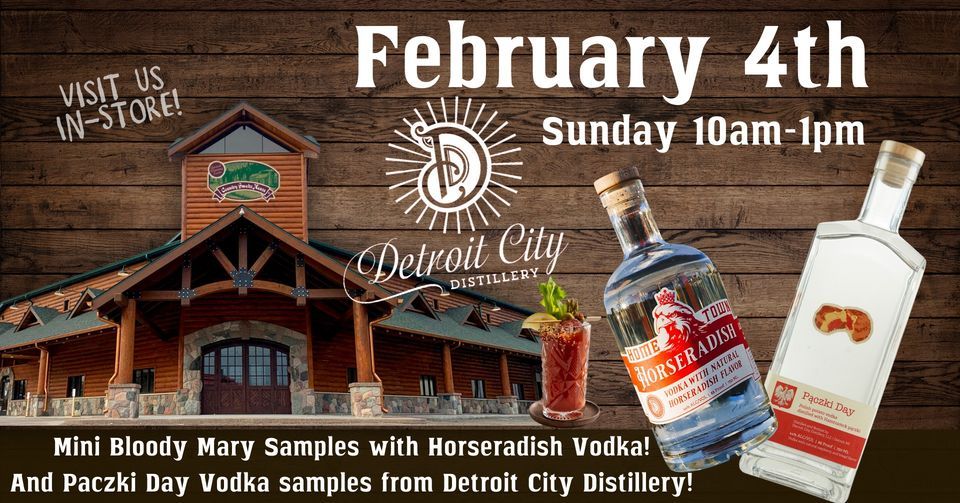 Detroit Distillery -Free Unique Vodka Sampling @ Country Smoke house ...
