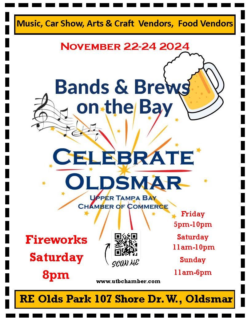 Celebrate Oldsmar 2024 - Bands & Brews on the Bay