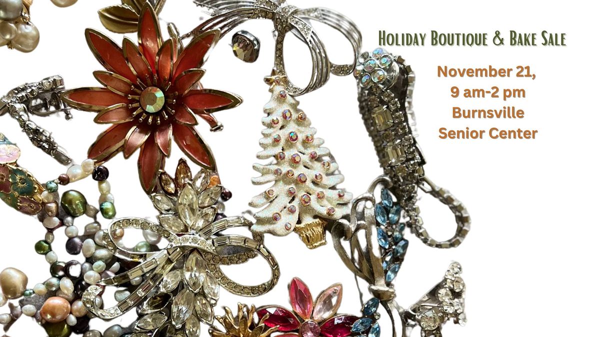 Annual Holiday Boutique & Bake Sale at the Burnsville Senior Center