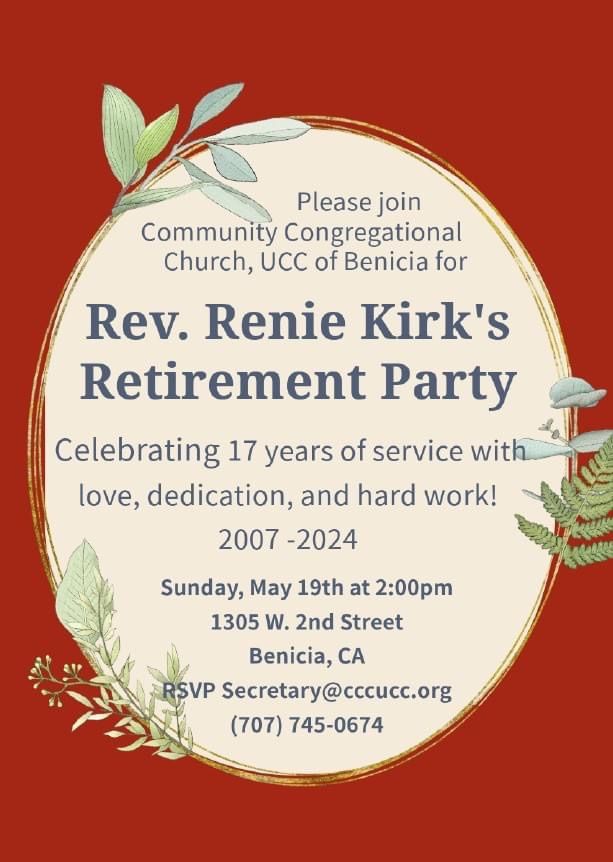 Rev. Renie\u2019s Retirement Celebration!