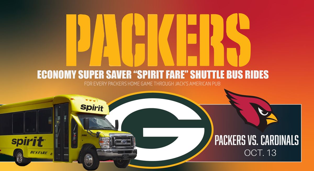 Packers vs Cardinals Shuttle Rides